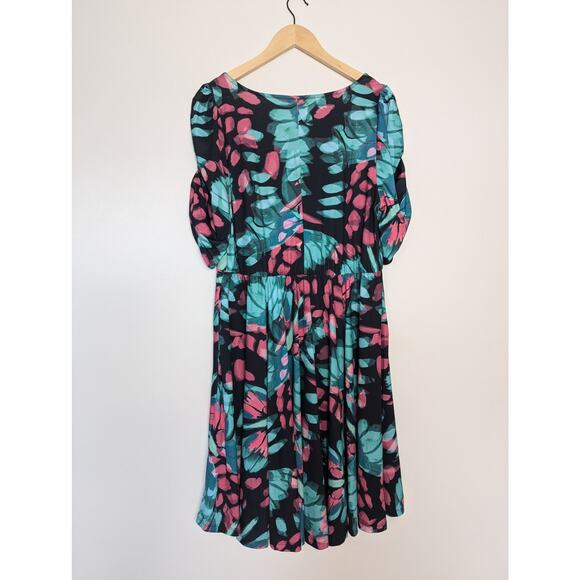 NWT Torrid Butterfly Studio Knit Cinch Front Mini Skater Dress - Picture 9 of 9
